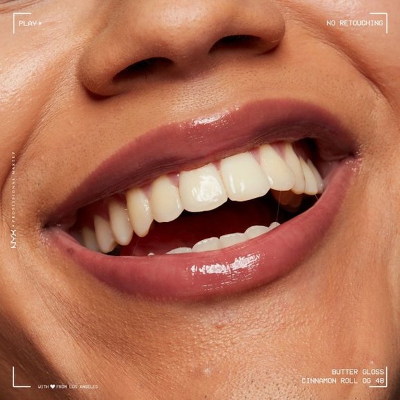 2pc YVES SAINT LAURENT LIPSTICK ROUGE VOLUPTE & NYX BUTTER GLOSS CINNAMON ROLL - Picture 6 of 8